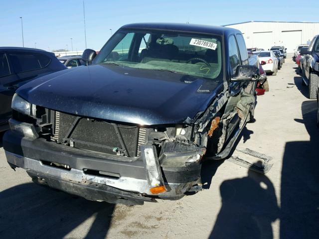 1GCHK29D46E166628 - 2006 CHEVROLET SILVERADO BLUE photo 2