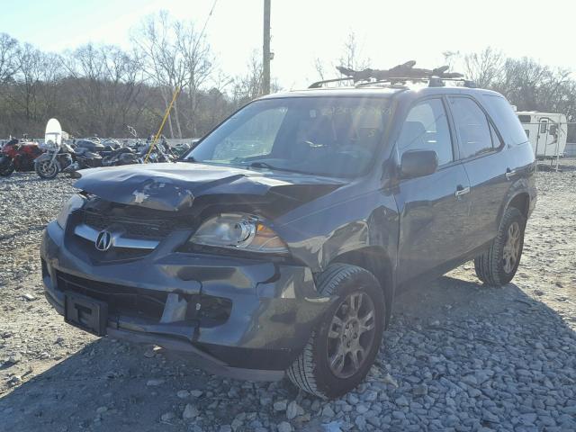 2HNYD18646H500554 - 2006 ACURA MDX TOURIN GRAY photo 2