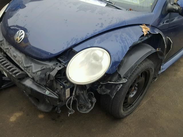 3VWRF31Y16M307580 - 2006 VOLKSWAGEN NEW BEETLE 蓝色 照片 9