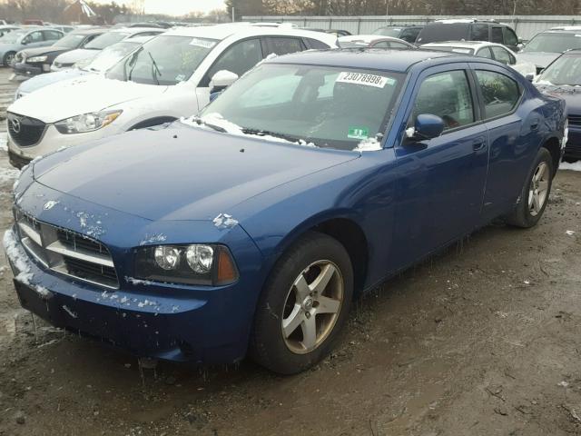 2B3CA4CD0AH277536 - 2010 DODGE CHARGER BLUE photo 2