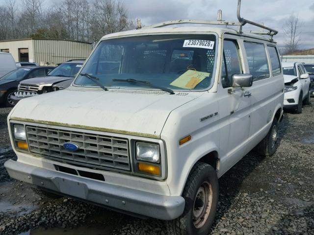 1FTDE15Y3HHB57719 - 1987 FORD ECONOLINE WHITE photo 2