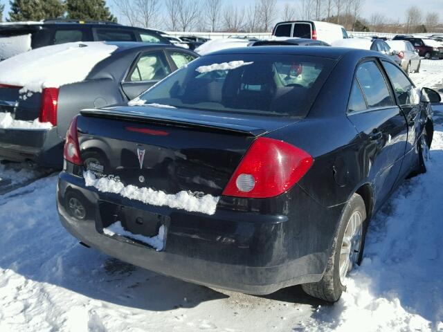 1G2ZG558464241466 - 2006 PONTIAC G6 SE1 BLACK photo 4