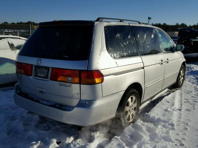 5FNRL18624B090031 - 2004 HONDA ODYSSEY EX SILVER photo 4