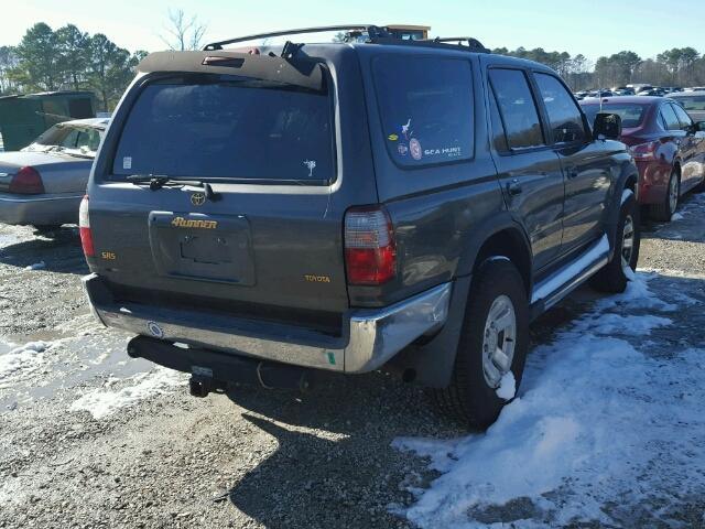 JT3HN86R4T0042110 - 1996 TOYOTA 4RUNNER SR GRAY photo 4