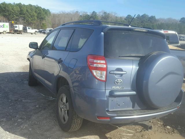 JTMZF4DV9BD029933 - 2011 TOYOTA RAV4 BLUE photo 3