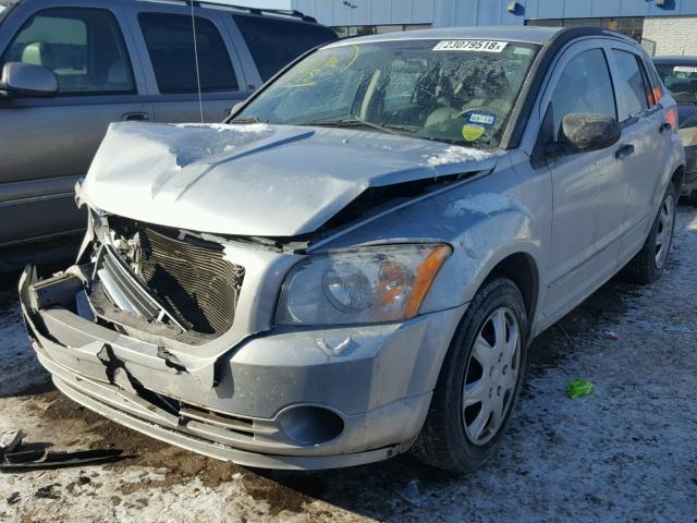 1B3HB48B57D296566 - 2007 DODGE CALIBER SX SILVER photo 2