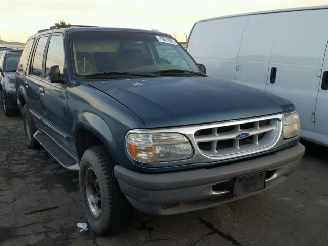 1FMDU34X0TUD24654 - 1996 FORD EXPLORER GREEN photo 1