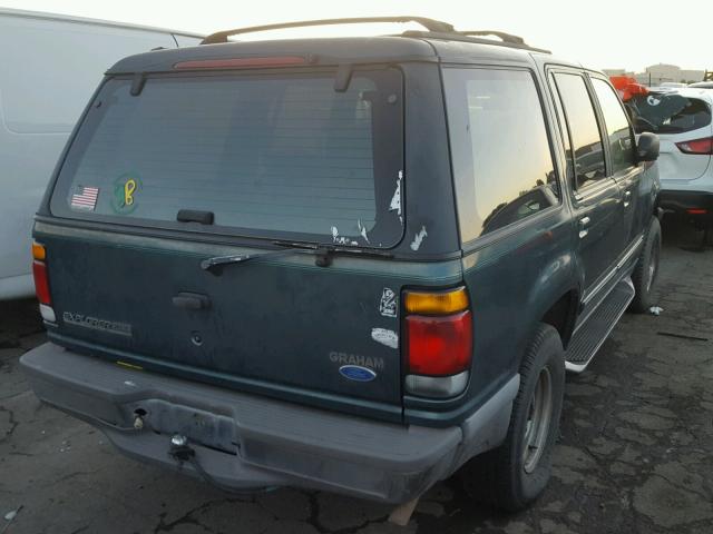 1FMDU34X0TUD24654 - 1996 FORD EXPLORER GREEN photo 4