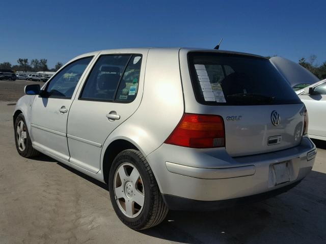 WVWGH21JXYW751979 - 2000 VOLKSWAGEN GOLF GLS SILVER photo 3