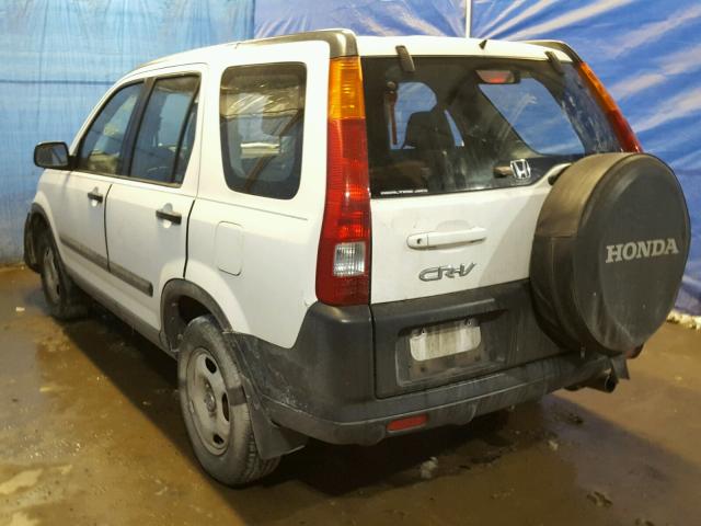 JHLRD78413C044753 - 2003 HONDA CR-V LX WHITE photo 3