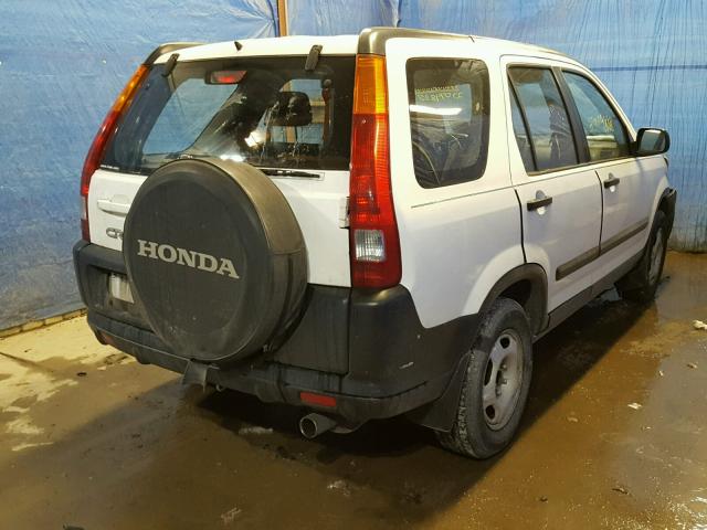 JHLRD78413C044753 - 2003 HONDA CR-V LX WHITE photo 4