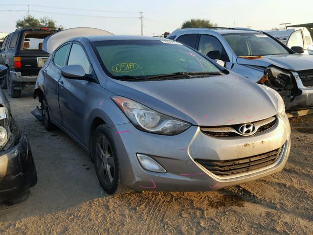 KMHDH4AE6DU506924 - 2013 HYUNDAI ELANTRA GL SILVER photo 1