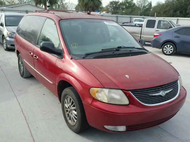 2C8GP64L73R290943 - 2003 CHRYSLER TOWN & COU RED photo 1