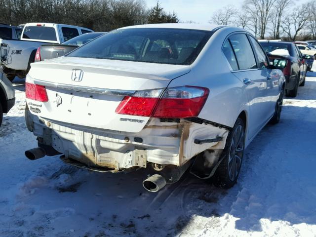 1HGCR2F58DA161585 - 2013 HONDA ACCORD SPO WHITE photo 4