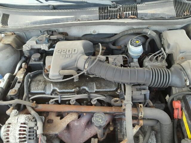 1G1JC524027209153 - 2002 CHEVROLET CAVALIER B SILVER photo 7