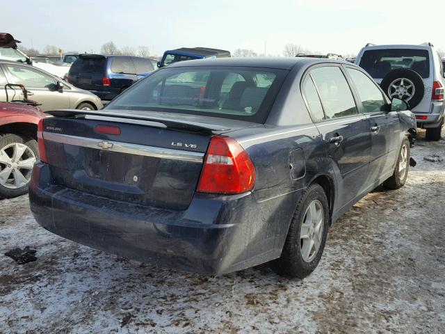 1G1ZT548X5F336117 - 2005 CHEVROLET MALIBU LS BLUE photo 4