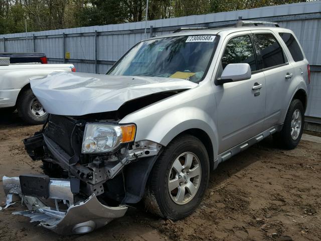 1FMCU0EG4AKA41112 - 2010 FORD ESCAPE LIM SILVER photo 2