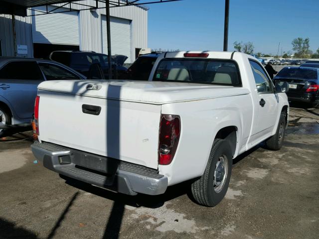 1GCCS148148213074 - 2004 CHEVROLET COLORADO WHITE photo 4