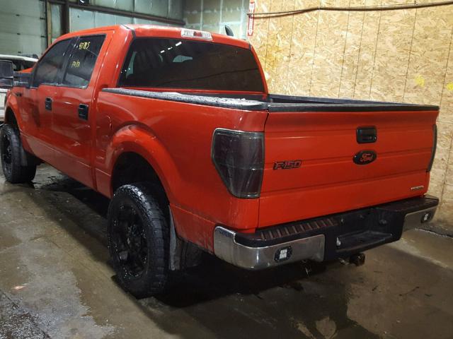 1FTFW1EF3BKD49611 - 2011 FORD F150 SUPER RED photo 3