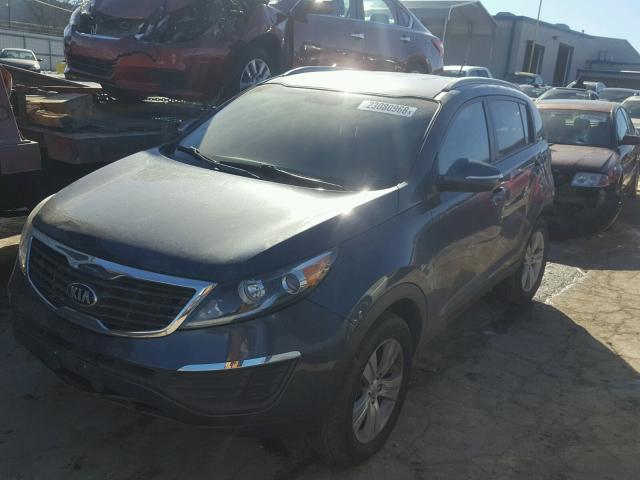 KNDPB3A23D7420178 - 2013 KIA SPORTAGE B CHARCOAL photo 2