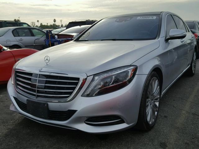 WDDUG8CB6FA157730 - 2015 MERCEDES-BENZ S 550 SILVER photo 2