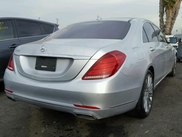 WDDUG8CB6FA157730 - 2015 MERCEDES-BENZ S 550 SILVER photo 4