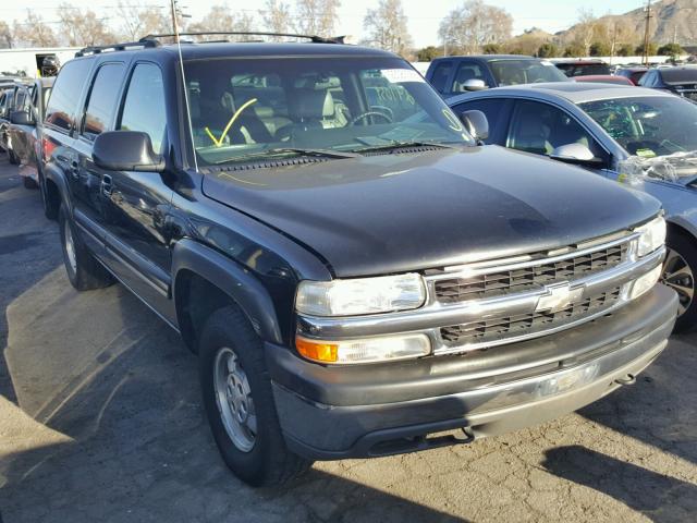 1GNFK16T21J169144 - 2001 CHEVROLET SUBURBAN K BLACK photo 1