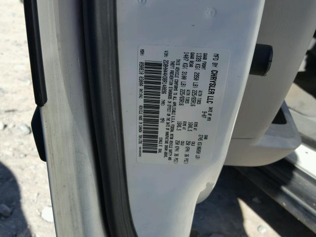 2D8HN44H38R140896 - 2008 DODGE GRAND CARA WHITE photo 10