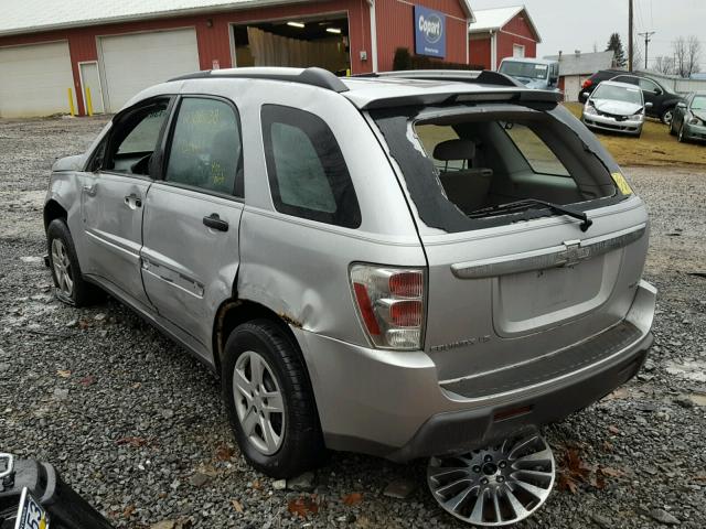 2CNDL23F566209458 - 2006 CHEVROLET EQUINOX LS SILVER photo 3