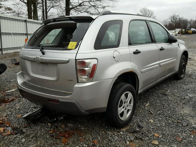 2CNDL23F566209458 - 2006 CHEVROLET EQUINOX LS SILVER photo 4