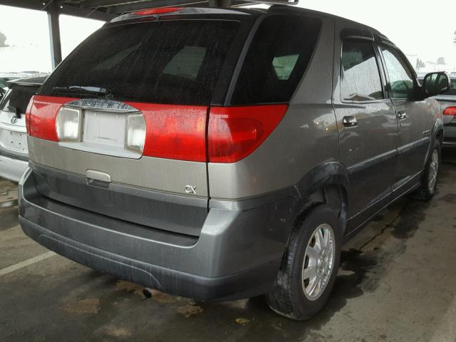 3G5DA03E42S514555 - 2002 BUICK RENDEZVOUS GRAY photo 4