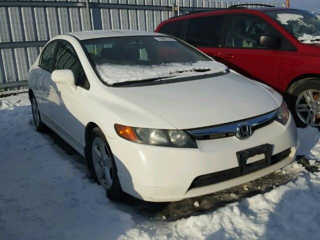 2HGFA16528H123758 - 2008 HONDA CIVIC LX WHITE photo 1