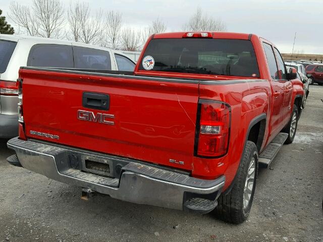 3GTU2UEC8EG320188 - 2014 GMC SIERRA K15 RED photo 4