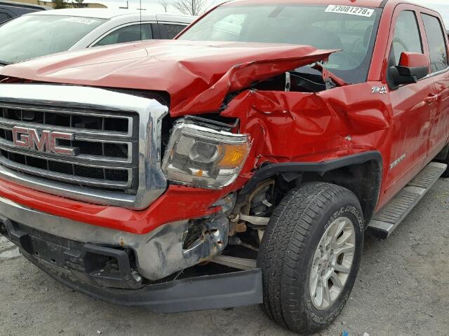 3GTU2UEC8EG320188 - 2014 GMC SIERRA K15 RED photo 9