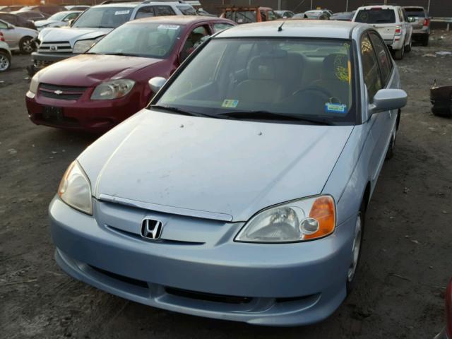 JHMES96683S014803 - 2003 HONDA CIVIC BLUE photo 2