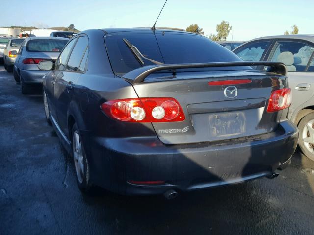 1YVHP84DX45N74344 - 2004 MAZDA 6 S GRAY photo 3