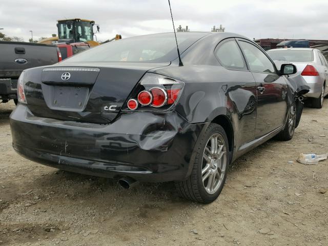 JTKDE167080265888 - 2008 TOYOTA SCION TC BLACK photo 4