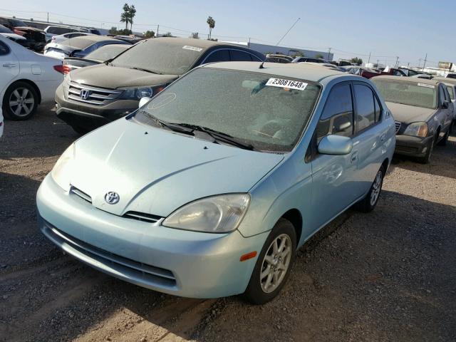 JT2BK18U930076152 - 2003 TOYOTA PRIUS BLUE photo 2