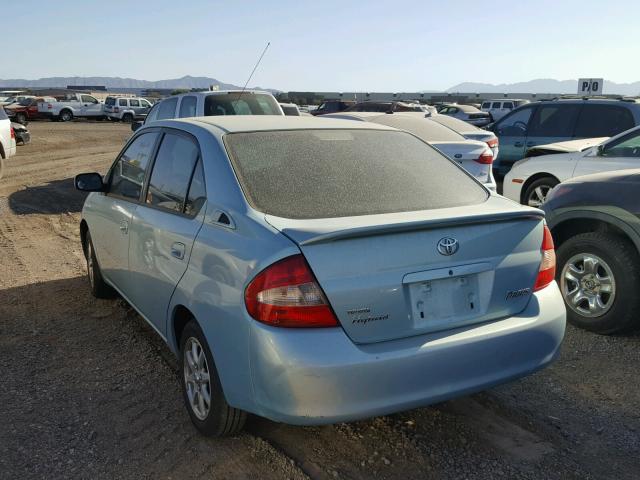 JT2BK18U930076152 - 2003 TOYOTA PRIUS BLUE photo 3