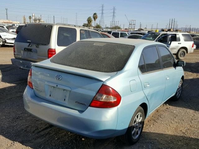 JT2BK18U930076152 - 2003 TOYOTA PRIUS BLUE photo 4