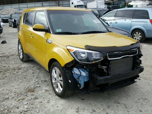 KNDJP3A52G7240275 - 2016 KIA SOUL + YELLOW photo 1