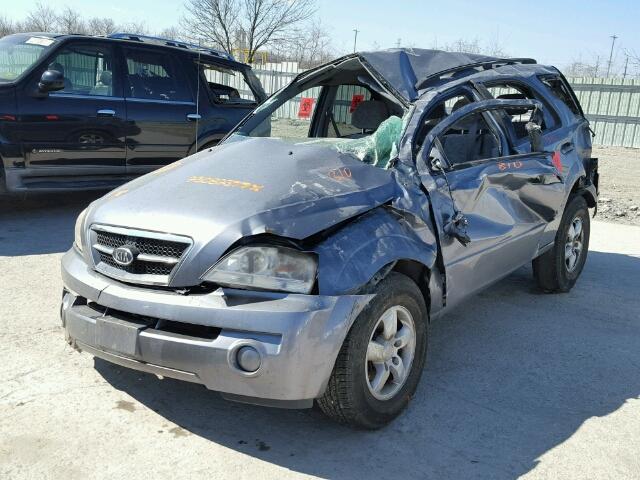 KNDJD733465544763 - 2006 KIA SORENTO EX GRAY photo 2