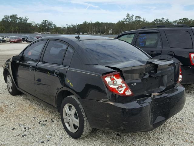 1G8AJ55F76Z207382 - 2006 SATURN ION LEVEL BLACK photo 3
