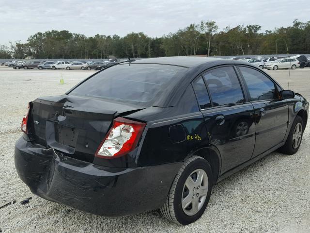 1G8AJ55F76Z207382 - 2006 SATURN ION LEVEL BLACK photo 4