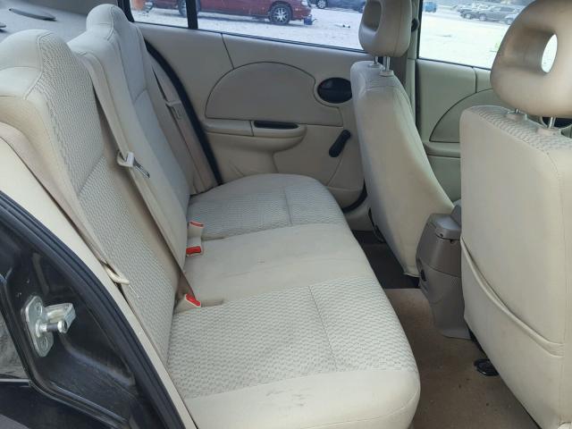 1G8AJ55F76Z207382 - 2006 SATURN ION LEVEL BLACK photo 6