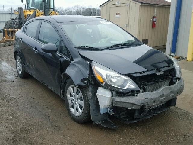 KNADM4A30D6267158 - 2013 KIA RIO LX Սև լուսանկար 1