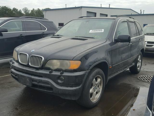 WBAFB33531LH16890 - 2001 BMW X5 4.4I BLACK photo 2