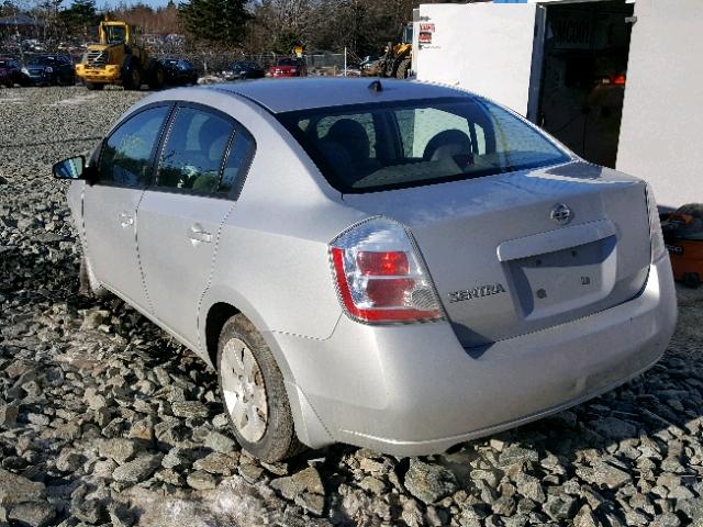 3N1AB61E48L736016 - 2008 NISSAN SENTRA 2.0 SILVER photo 3