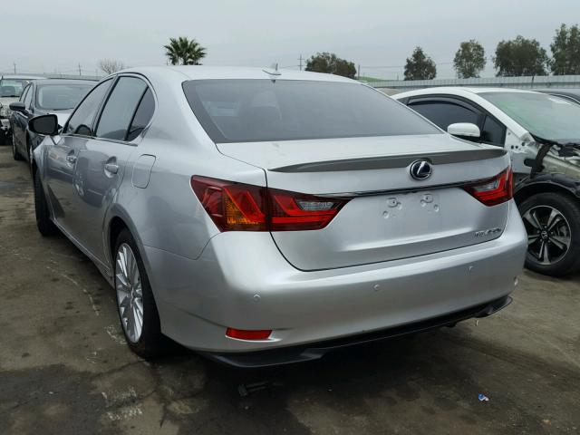 JTHBS1BL4D5006245 - 2013 LEXUS GS 450H SILVER photo 3