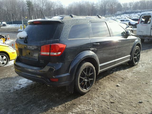 3C4PDCBGXDT661705 - 2013 DODGE JOURNEY SX BLACK photo 4